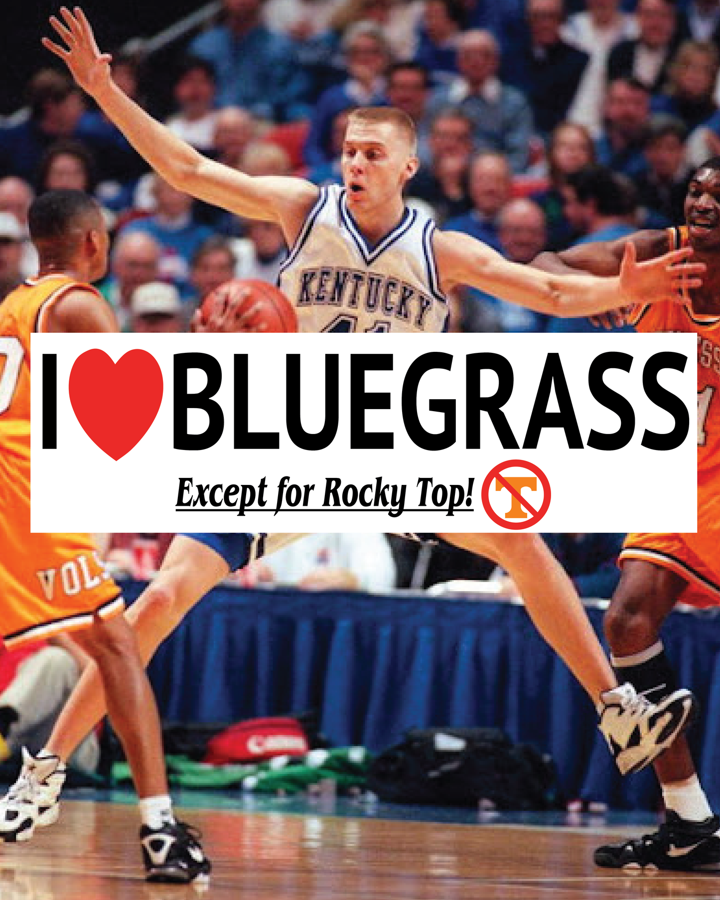 I <3 Bluegrass Sticker