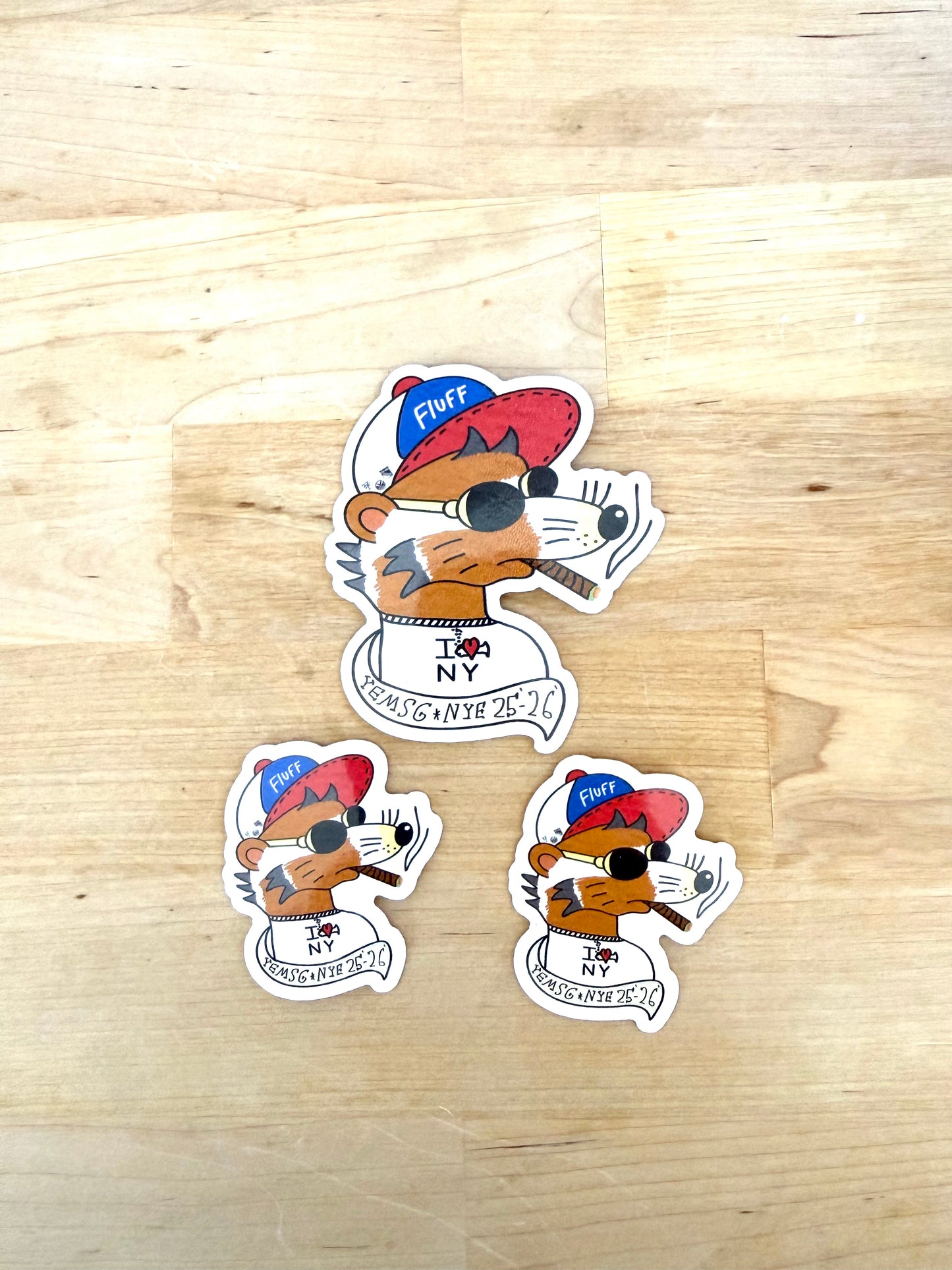 Phish NYE Sticker Pack