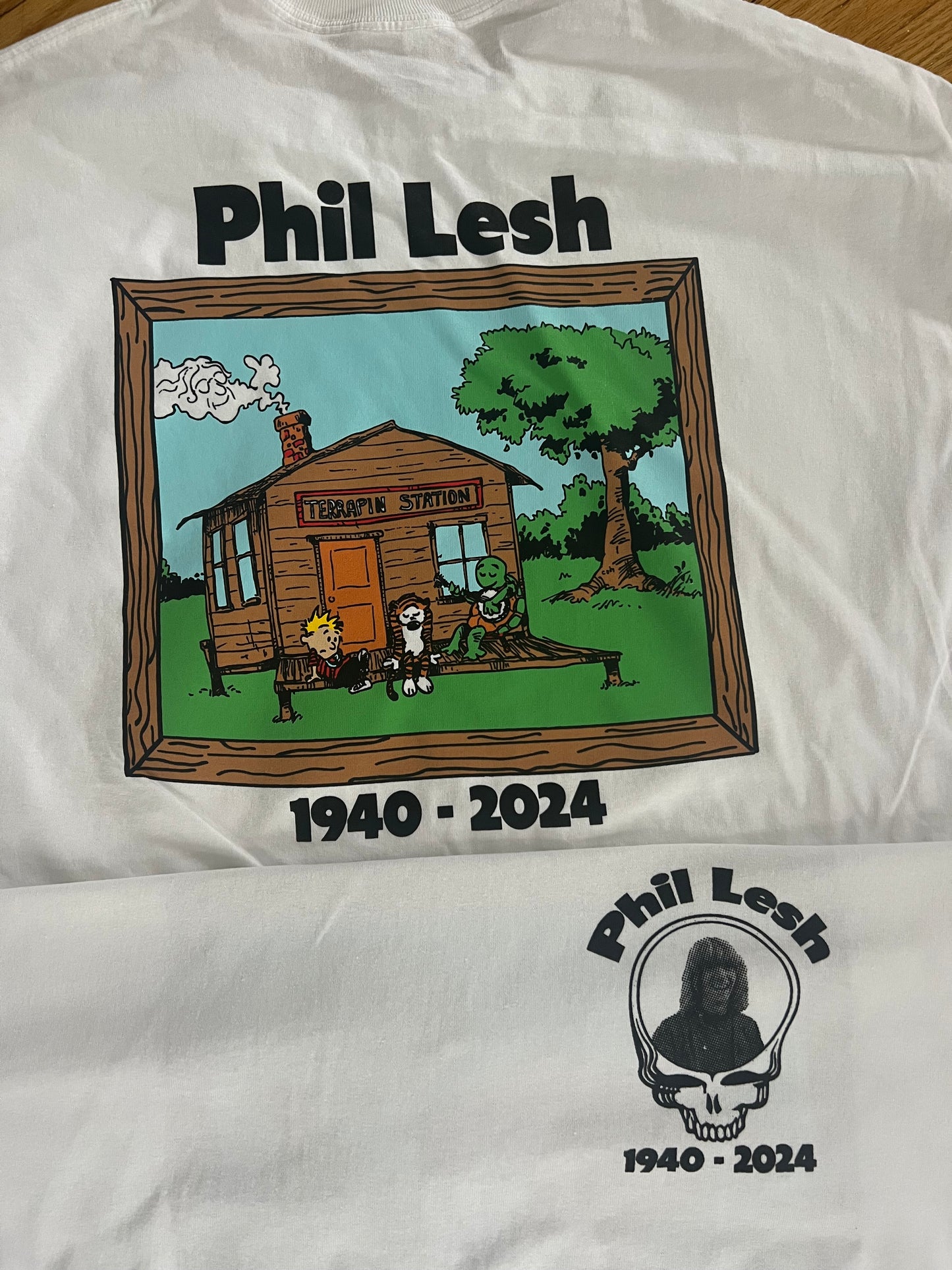 Phil Lesh Calvin and Hobbes Shirt (American Apparel)