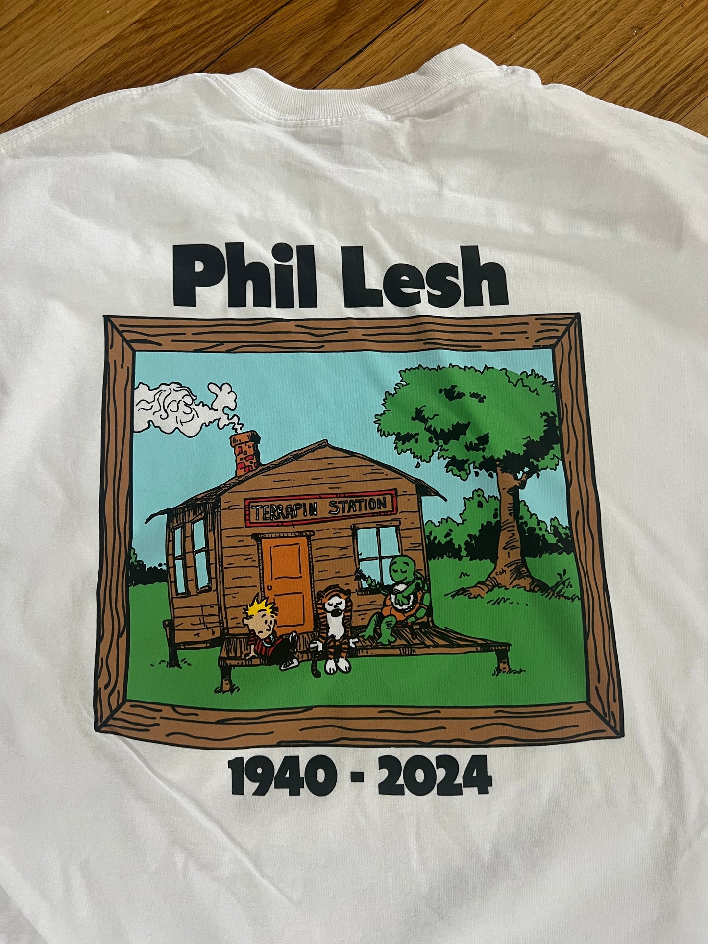 Phil Lesh Calvin and Hobbes Shirt (American Apparel)